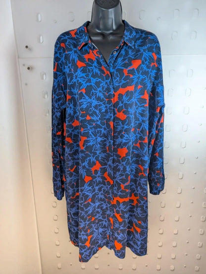 Suncoo Robe Caroline Dress T2 Button Through Shirt Dress Parisian Floral