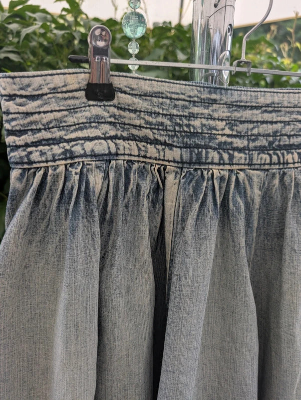 Falmer Heritage Acid Wash Denim Mini Skirt UK12
