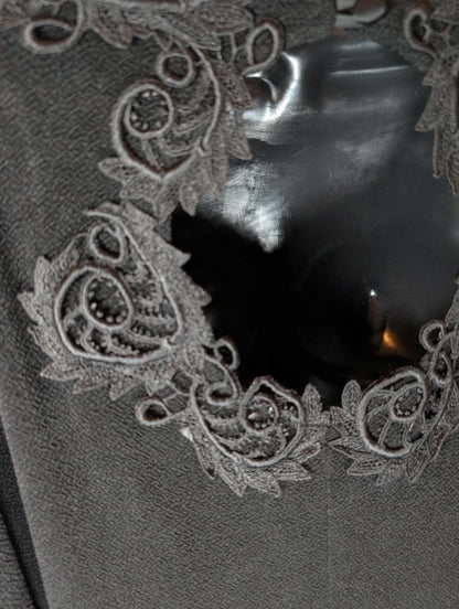 Joseph Ribkoff Black Dress Lace Neckline Occasion UK 14