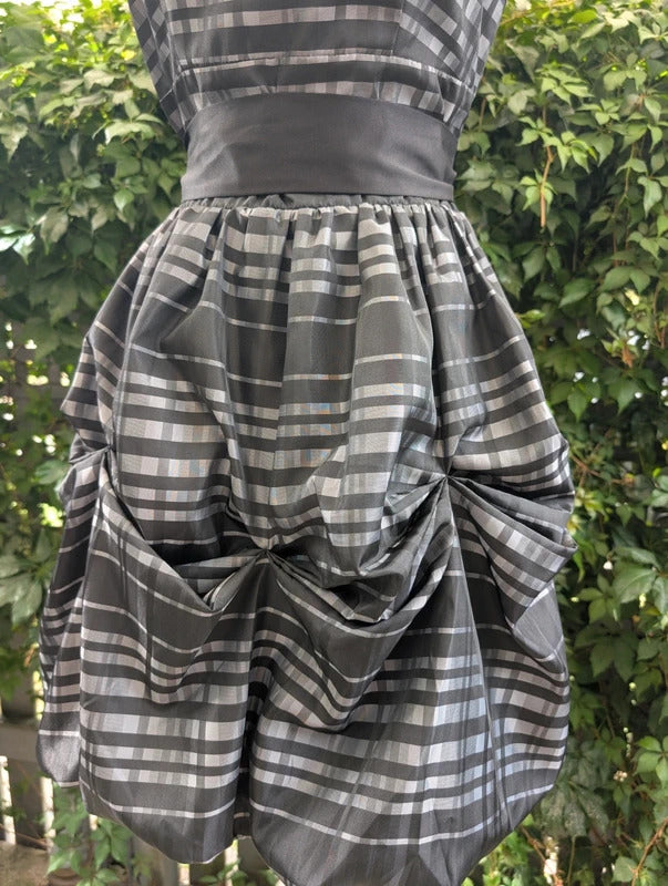 Blue Magic Gothic Lolita Puffball Mini Dress Black Grey UK12