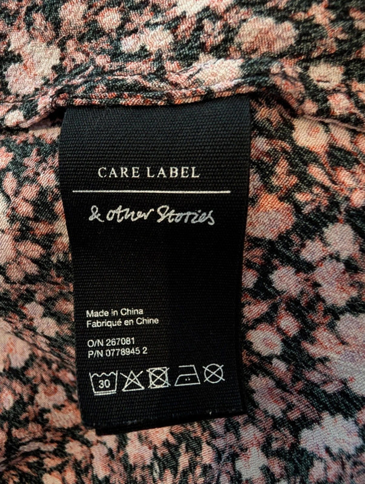 & Other Stories floral dress – EU 40 / UK 12