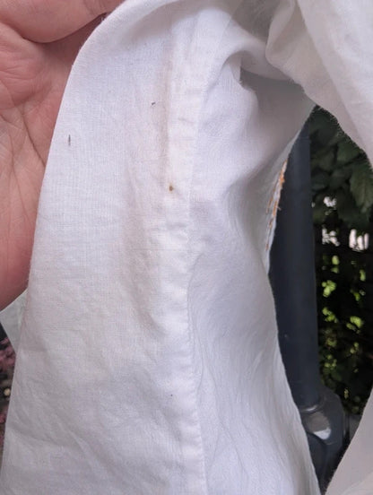 Cake Couture Embroidered Cotton Shirt White XL