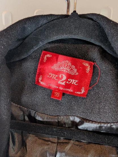 Cropped Military Jacket K-Pop Lolita Style Double Breasted Tailored