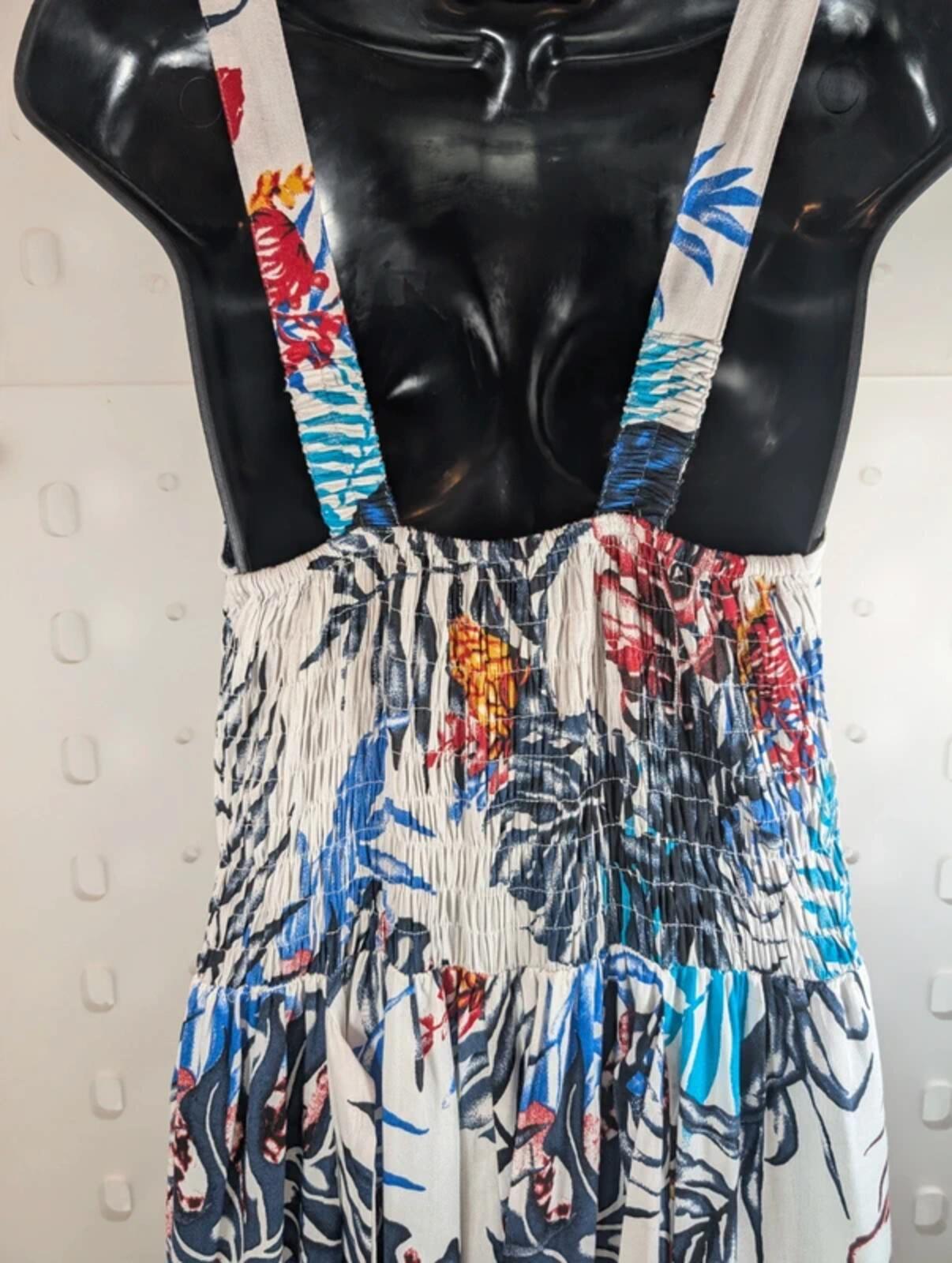 Bali Tropical Print Sundress Made In Bali One Size