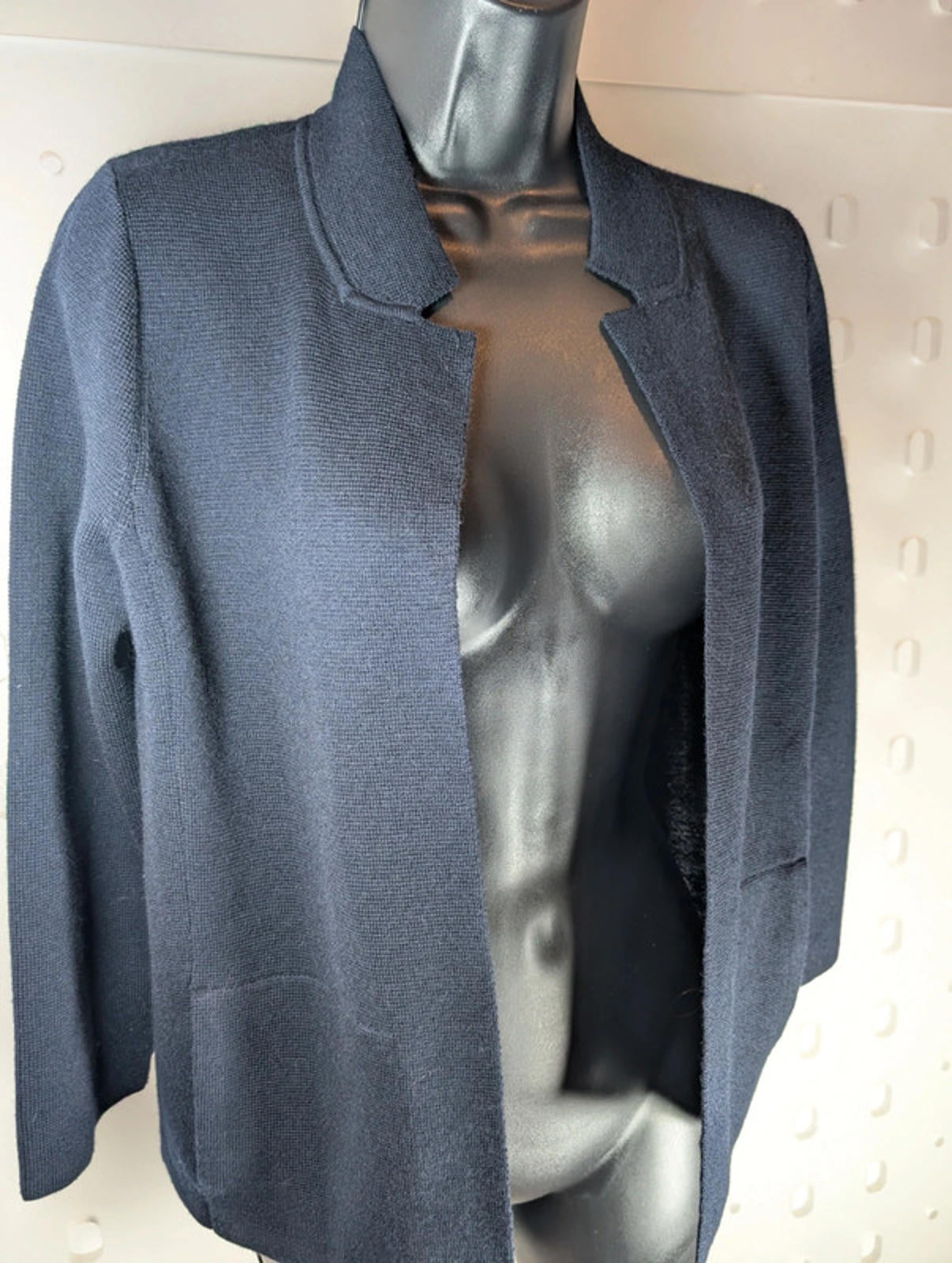 Jigsaw Wool Cardigan – Navy – Size XS