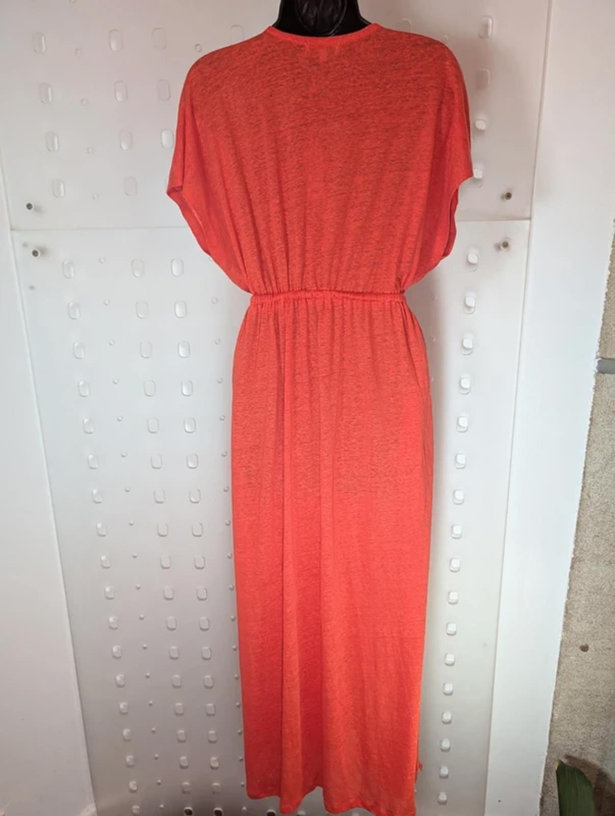 Nooki London Lucia Maxi Dress Size M - NWT 100% Flax Linen