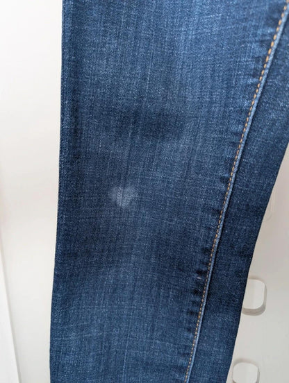 Levi’s 711 Skinny Jeans Indigo Blue Size 25 Mid Rise Stretch Denim