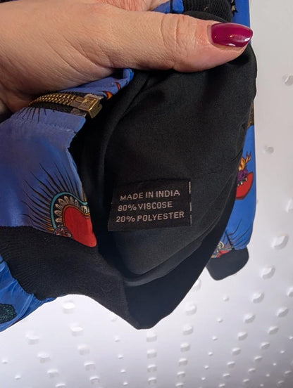 Stardust London Kids Heart Print Bomber Jacket Size S Discontinued Collectable