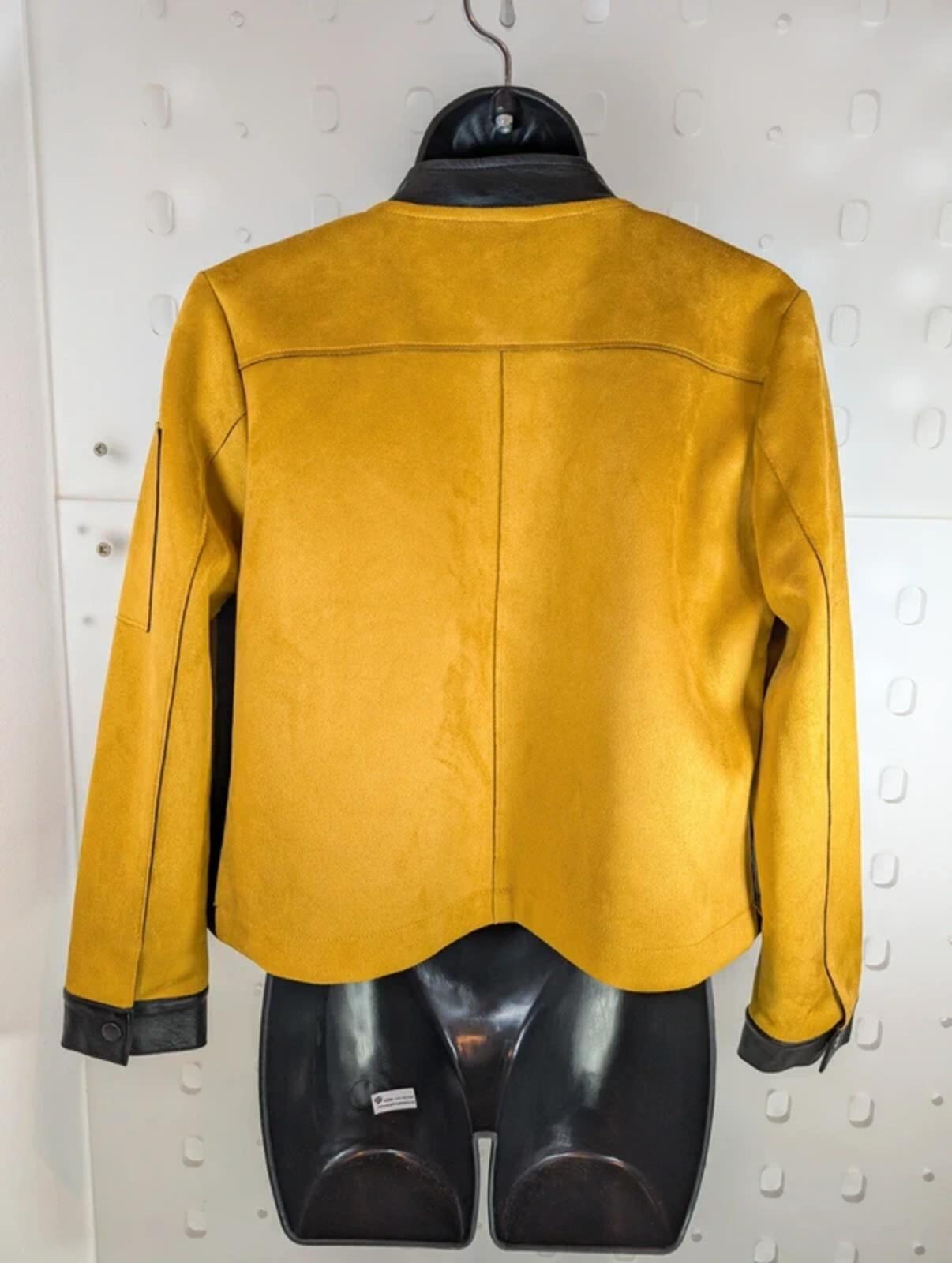 Little Miss by Captain Tortue Faux Suede Utility Jacket Petite Small