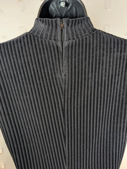 All That Jazz Corduroy Skater Dress – Black – Size M