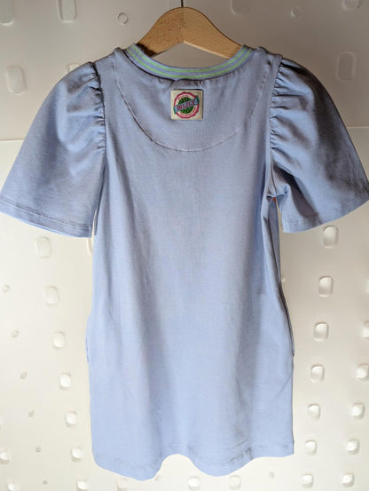 Oilily organic cotton duck print jersey dress with pockets – age 5 – BNWT