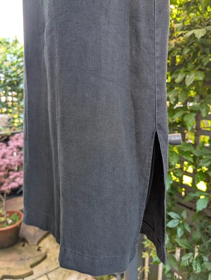Vintage Marilyn Anselm for Hobbs Tabard Dress Black UK8