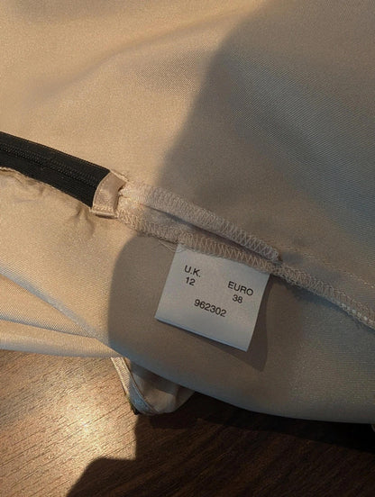 Minuet silk-blend midi skirt, UK 12.