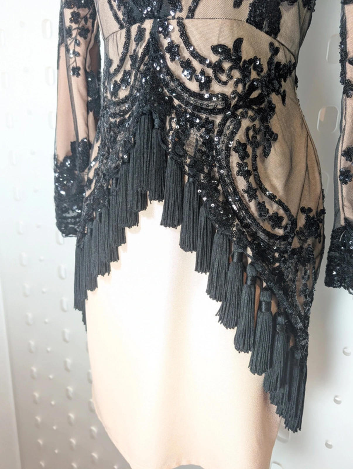 The Dolls House embellished fringe & sequin dress – UK 6–8