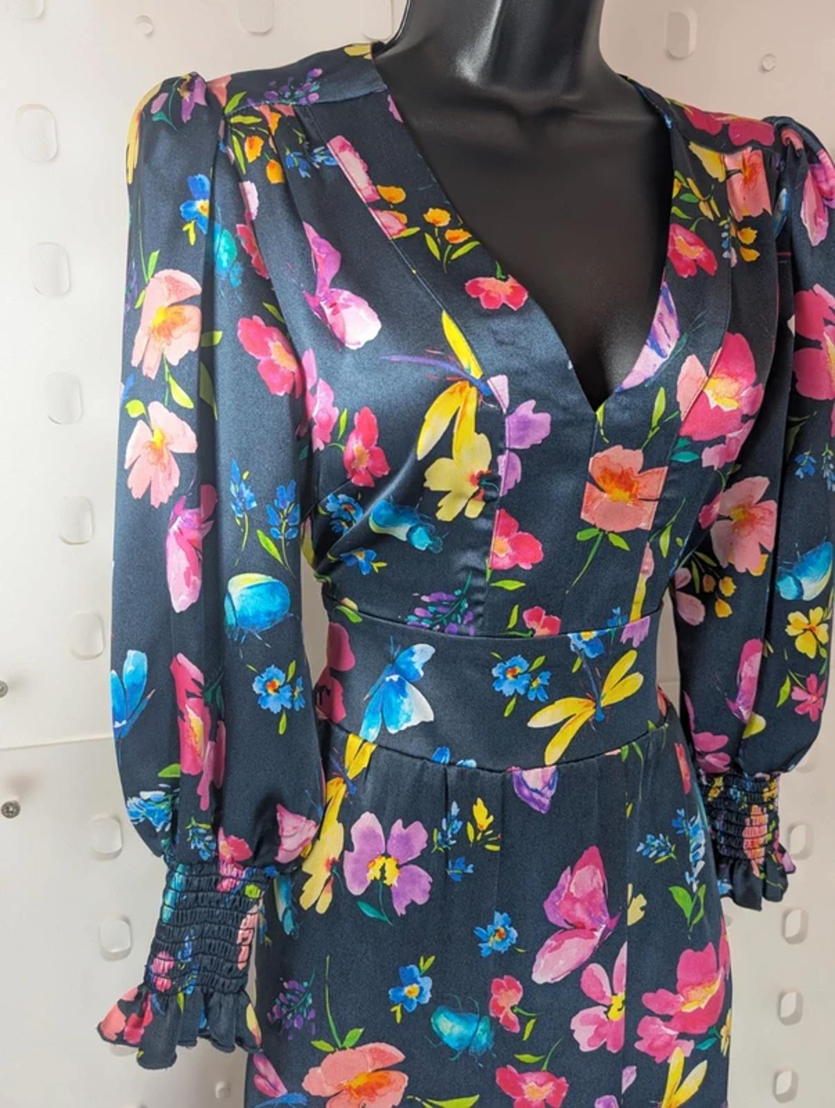 Sirens London Floral Midi Dress UK 8 – Occasion / Statement