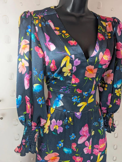 Sirens London Floral Midi Dress UK 8 – Occasion / Statement