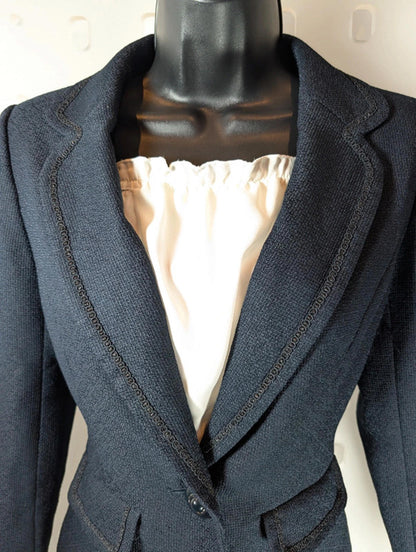 Petite Vintage Japanese Tailored Jacket with Removable Panel – UK 6–8