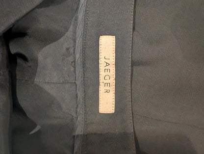 Jaeger Navy Fluted Midi Skirt – Size 12