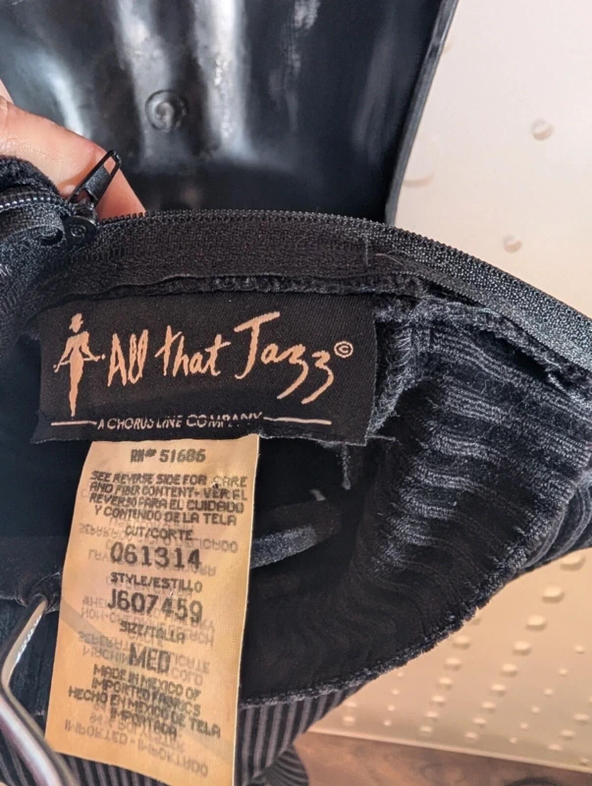 All That Jazz Corduroy Skater Dress – Black – Size M