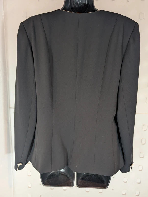 Jacques Vert AW07 Black Champagne Occasion Blazer UK14