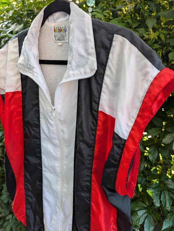 Vintage Casual Creation Shell Suit Jacket Gilet XXL