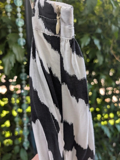 Saint Tropez Zebra Print Midi Skirt XS UK8/10