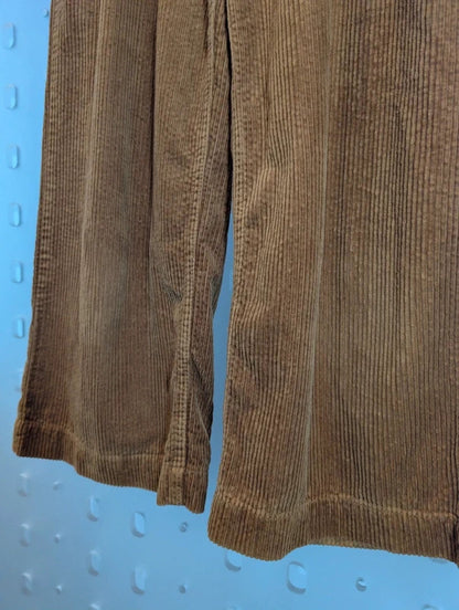 FatFace Jumbo Corduroy Wide Leg Cropped Trousers UK10