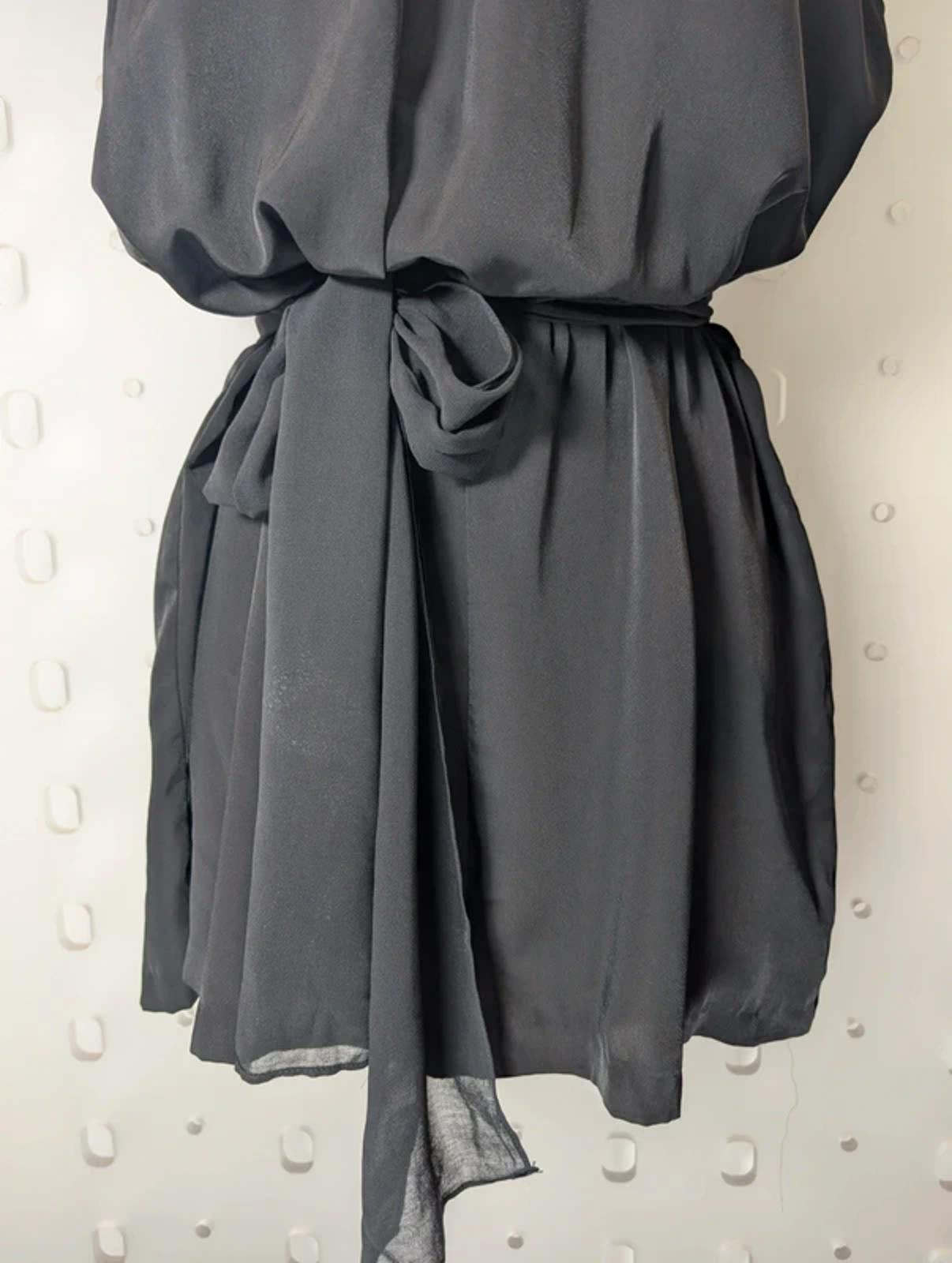 Zara Black Tie Front Playsuit (XS/S)