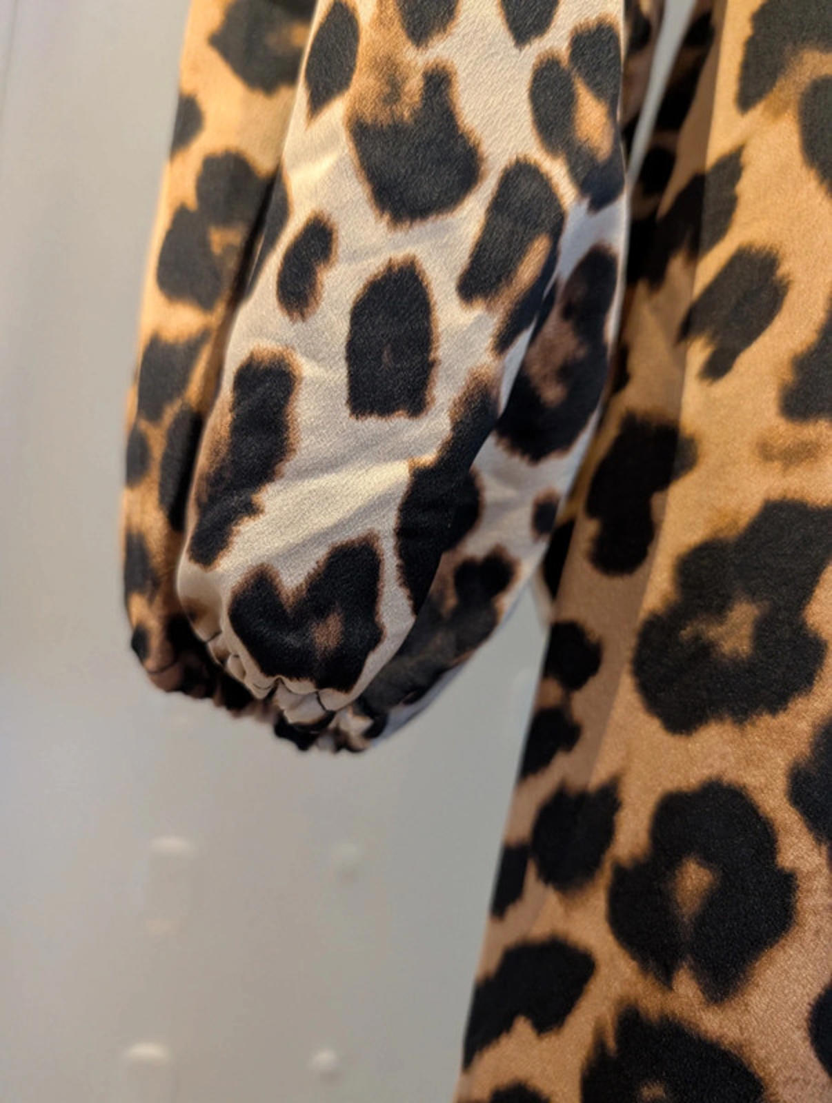 Cras Copenhagen ‘Larocras’ Leopard Print Wrap Dress