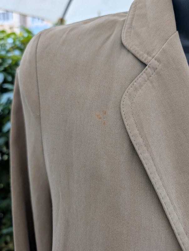 Vintage St Michael by Marks & Spencer Linen Blend Trouser Suit Beige UK8