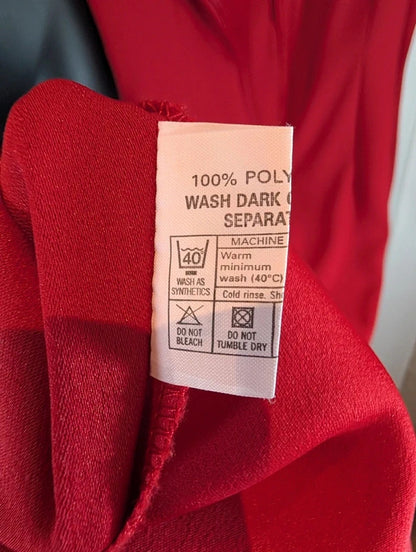 Vintage 90s Milano Red Pencil Dress UK12
