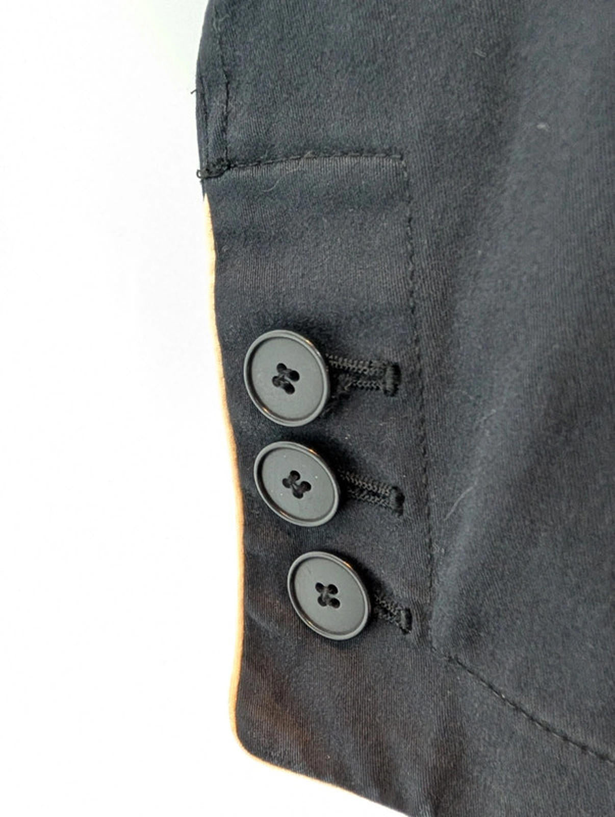 DKNY Tailored Jacket with Contrast Piping Size 2 (UK 10) Charcoal