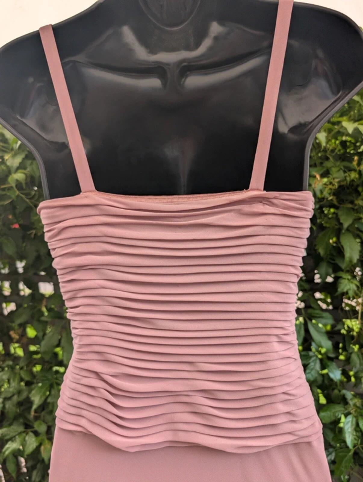 D.U.S.K Structured Fairycore Dress Blush Pink UK10