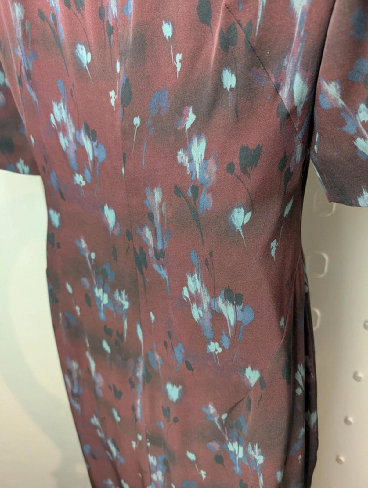 Jigsaw silk blend floral dress – size UK 10
