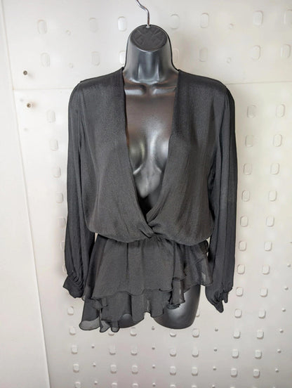 Nu Denmark Silk Blouse Size XS UK8