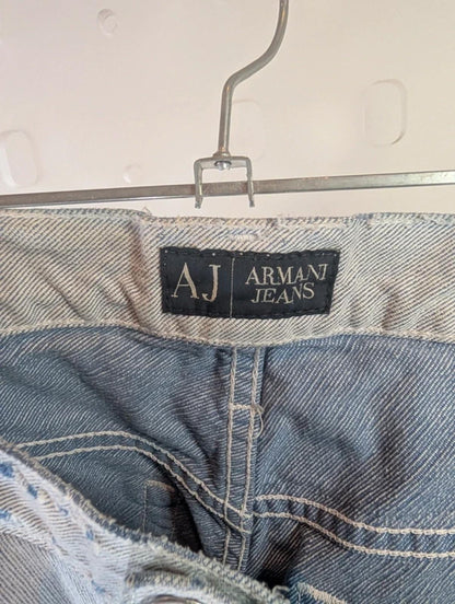 Armani Jeans Light Wash Straight Leg Denim W31 L33 Classic Fit