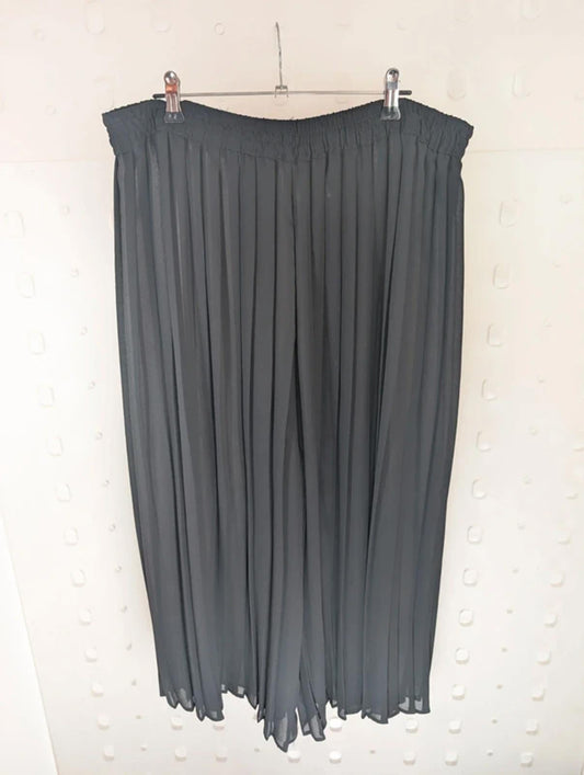 Vintage Pleated Sheer Culottes Eesheta Girl UK Made