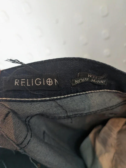 Religion Indigo Skinny Jeans W33