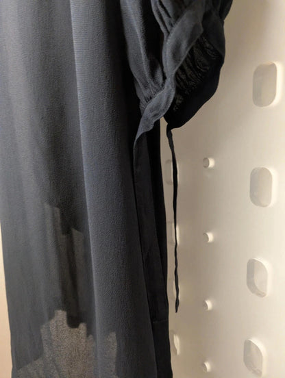 American Vintage sheer black kaftan dress