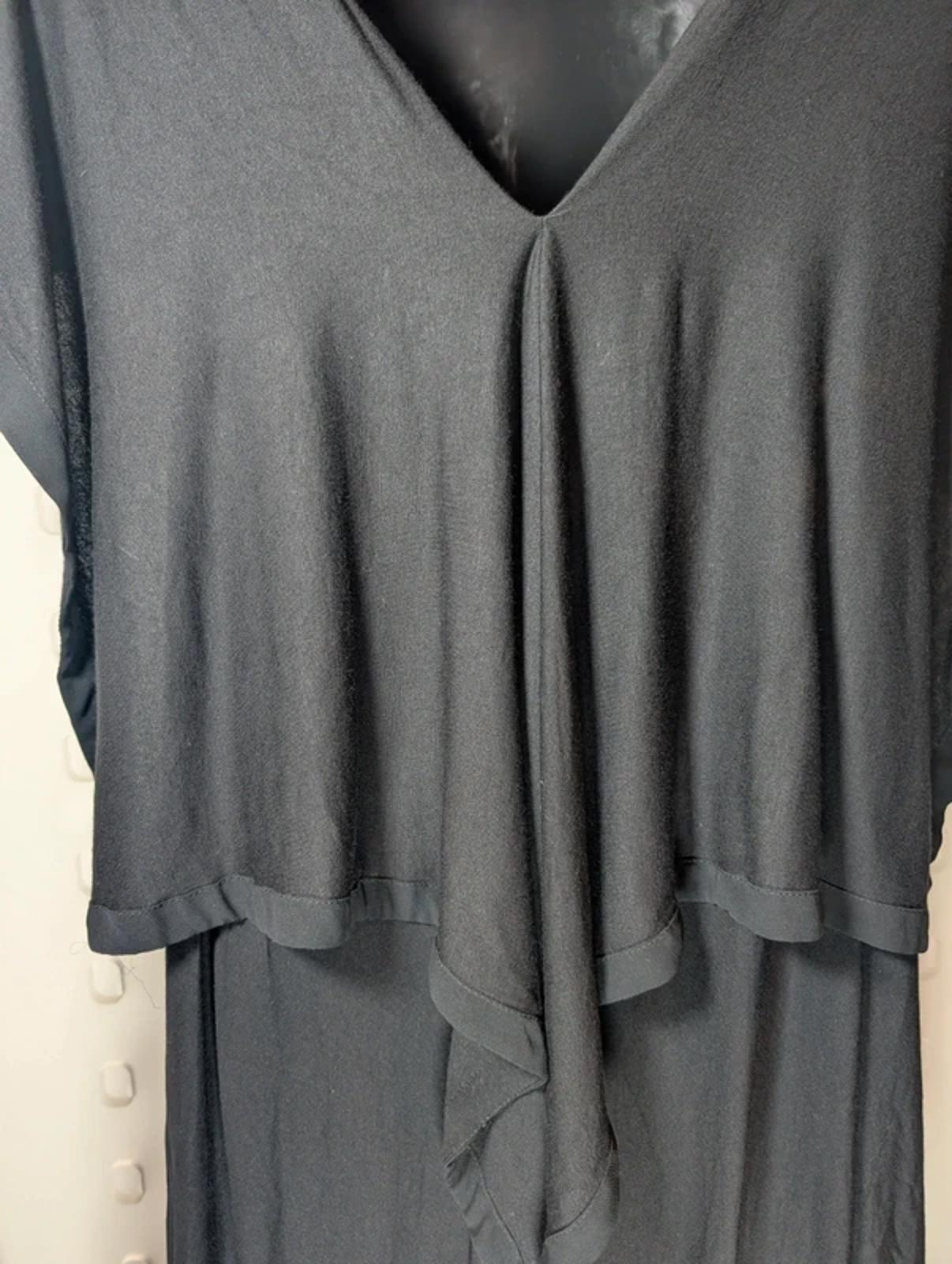 Lillian J Morton “Northern Threads” Draped Jersey Top – One Size