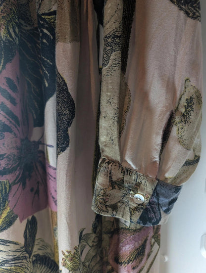 One Hundred Stars × Kew Gardens Duster Coat – Rare Discontinued Print • One Size