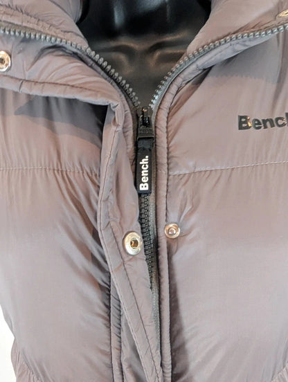 Bench Grey Padded Gilet Size Medium Y2K