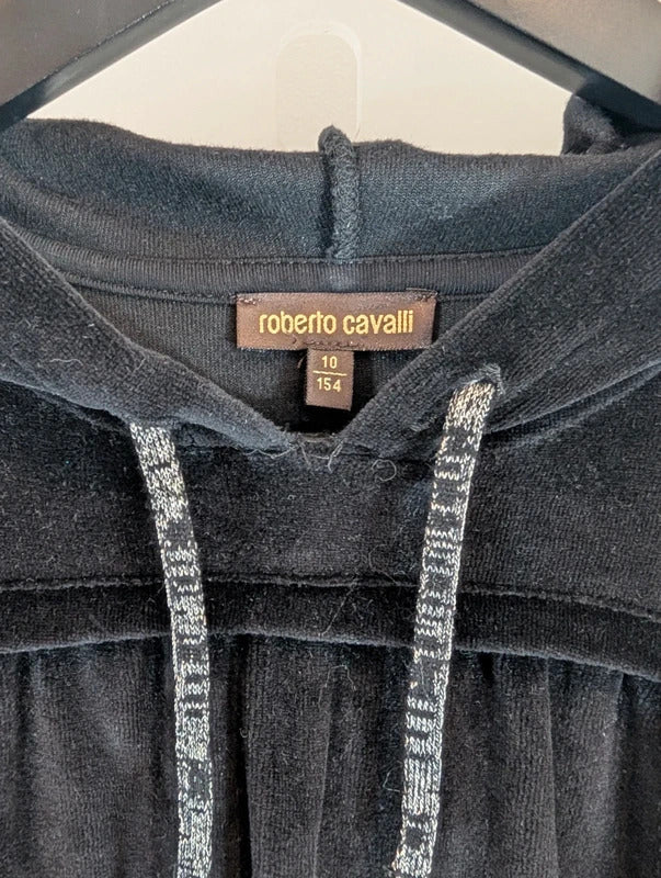 Roberto Cavalli Junior Velour Hoodie Dress Age 10 / 154cm