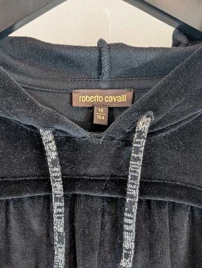 Roberto Cavalli Junior Velour Hoodie Dress Age 10 / 154cm
