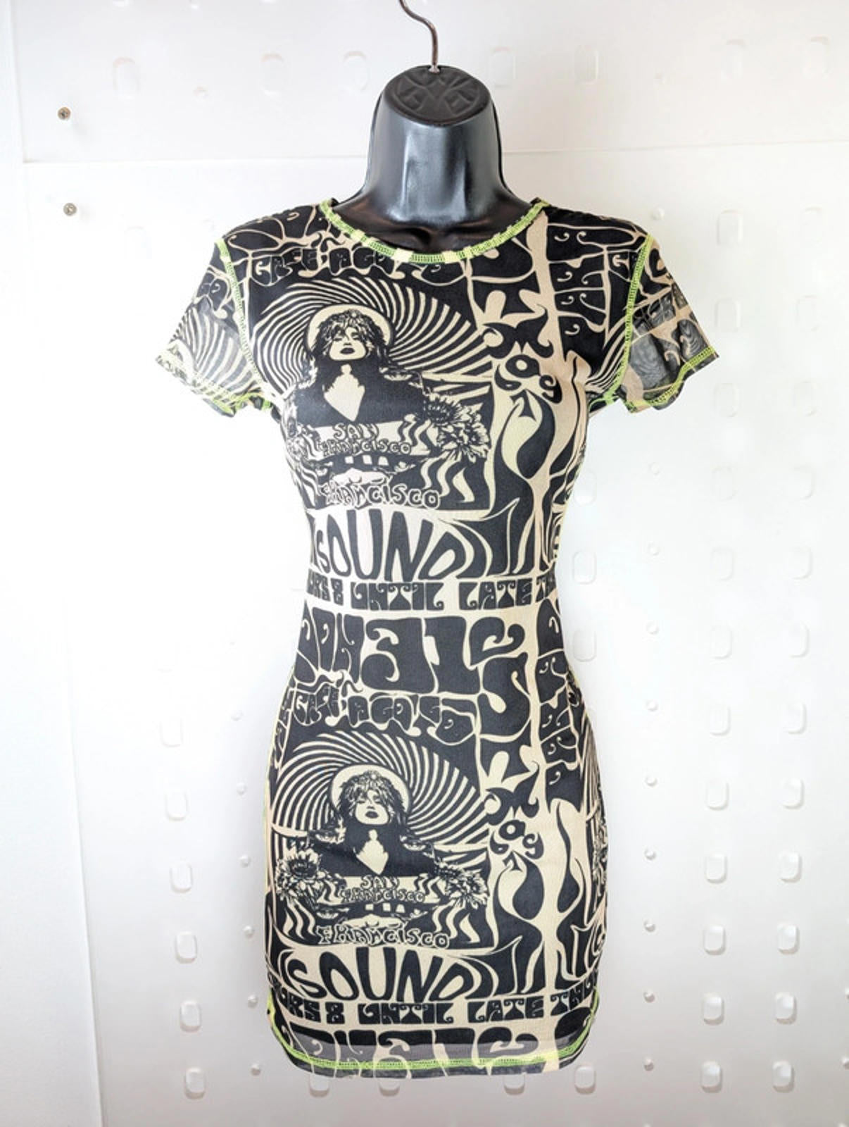 Urban Outfitters mesh bodycon mini dress | Size S