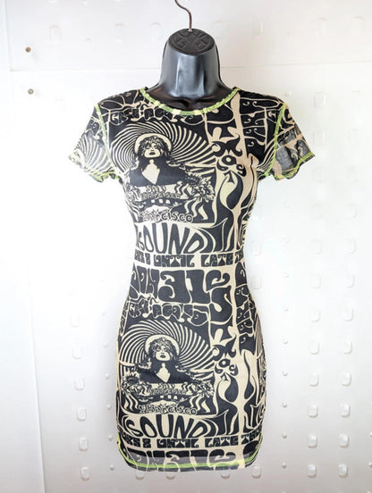 Urban Outfitters mesh bodycon mini dress | Size S