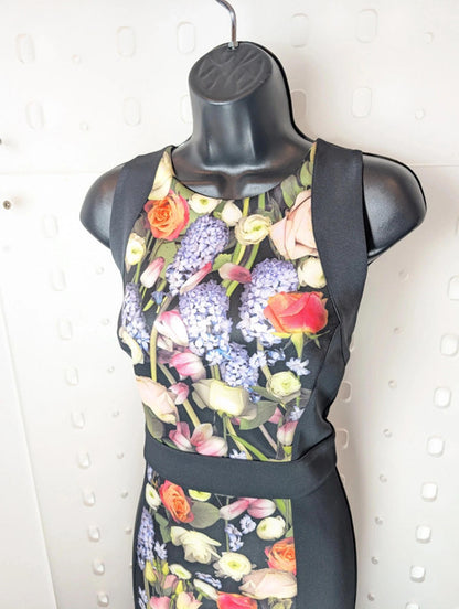 Ted Baker Bodycon Floral Dress – Size 3 (UK 12)