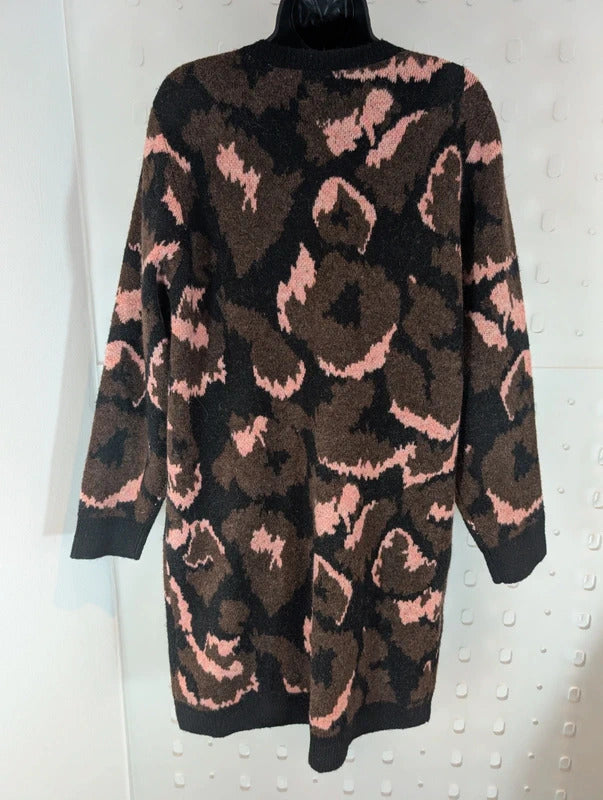 Nooki London Cindy Animal Print Dress Size L nwt RRP £135