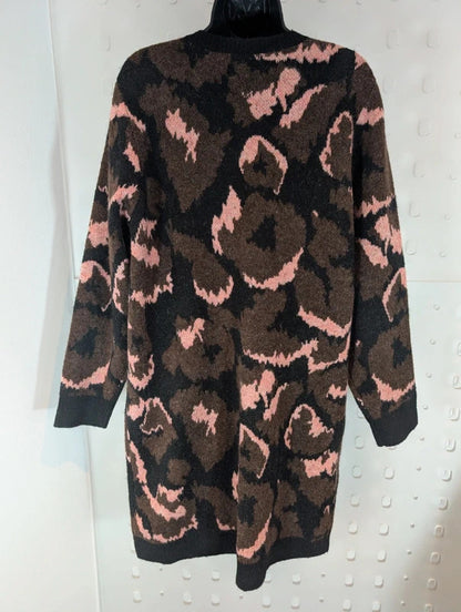 Nooki London Cindy Animal Print Dress Size L nwt RRP £135