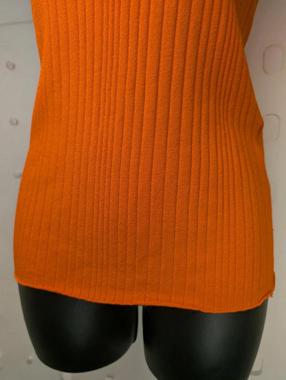 Essential Antwerp ribbed sleeveless pullover – size M